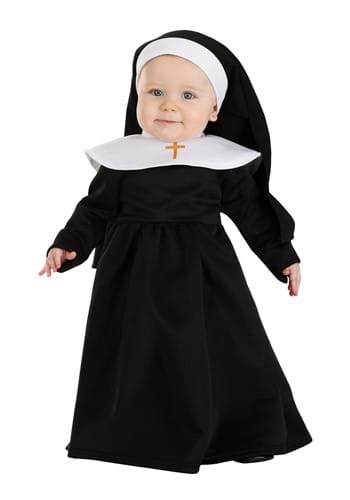 Click Here to buy Nun Baby Costume from HalloweenCostumes, CDN Funds & Shipping
