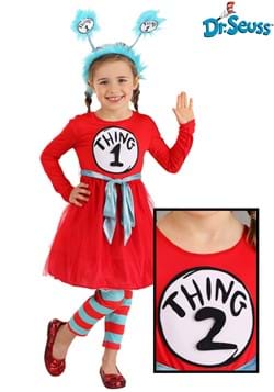 Dr. Seuss Thing 1 &2 Toddler Girls Costume