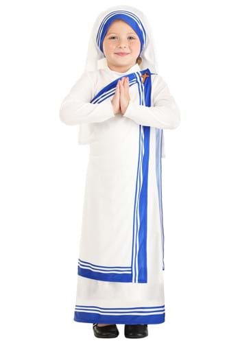 Click Here to buy Girls Mother Teresa Toddler Costume | Religious Costumes from HalloweenCostumes, CDN Funds & Shipping