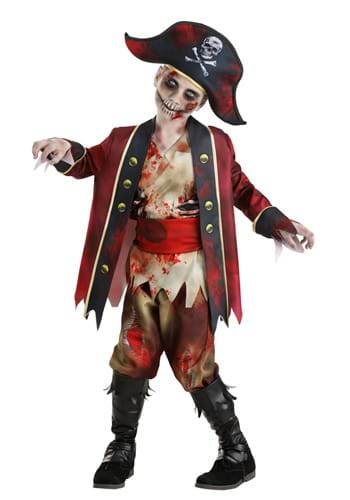 Zombie Pirate Kids Costume