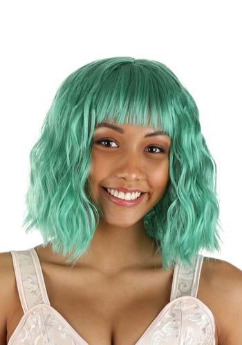 Click Here to buy Bright Teal Womens Wavy Wig from HalloweenCostumes, CDN Funds & Shipping