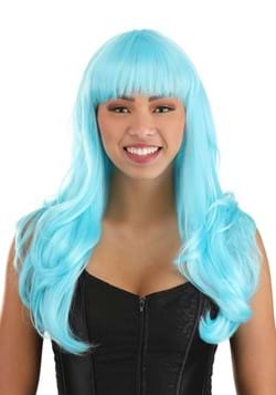 Light Blue Full Wavy Wig