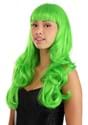 Bright Green Full Wavy Wig Alt 2