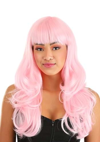 Click Here to buy Full Light Pink Wavy Wig from HalloweenCostumes, CDN Funds & Shipping