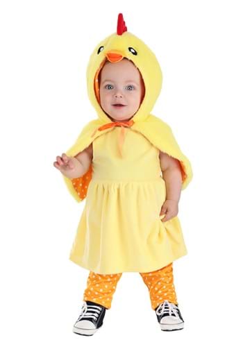 Click Here to buy Chicken Capelet Costume for Babys from HalloweenCostumes, CDN Funds & Shipping