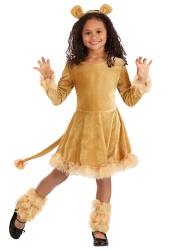 Click Here to buy Lady Lion Kids Costume from HalloweenCostumes, CDN Funds & Shipping