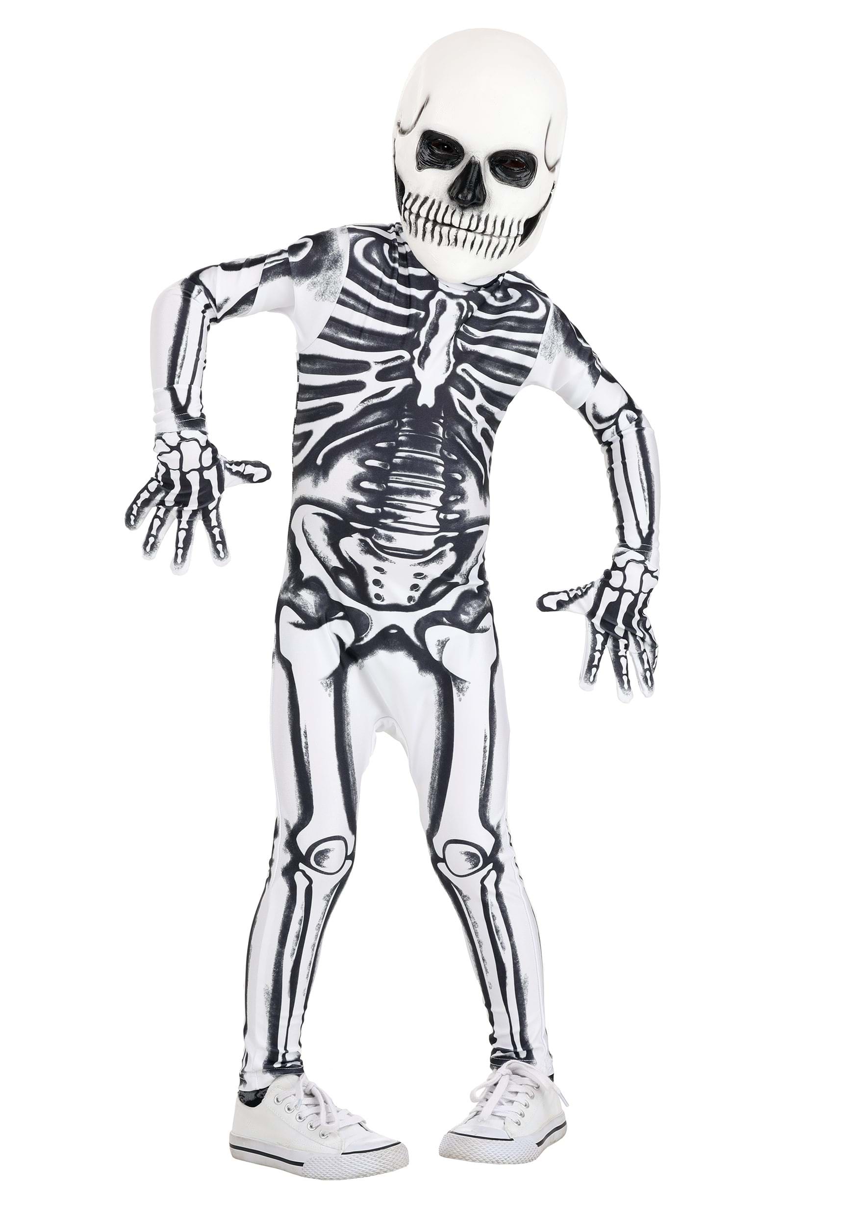 How to Draw a Skeleton - An Easy Cartoon Skeleton Drawing