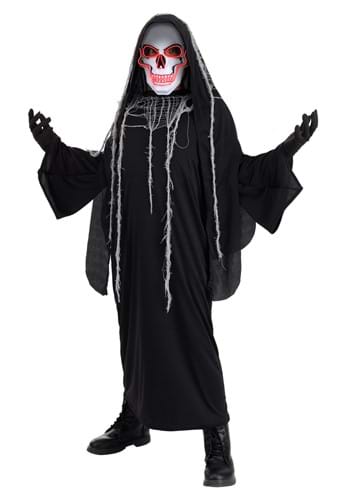 Click Here to buy Glowing Reaper Kids Costume from HalloweenCostumes, CDN Funds & Shipping