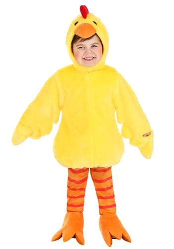 Click Here to buy Toddler Cozy Yellow Chicken Costume | Farm Animal Costumes from HalloweenCostumes, CDN Funds & Shipping