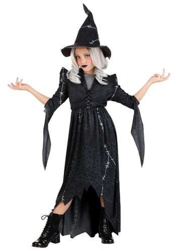 Click Here to buy Kids Gothic Stitch Witch Costume from HalloweenCostumes, CDN Funds & Shipping