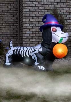 Inflatable 5 Ft Weiner Dog Skeleton-0