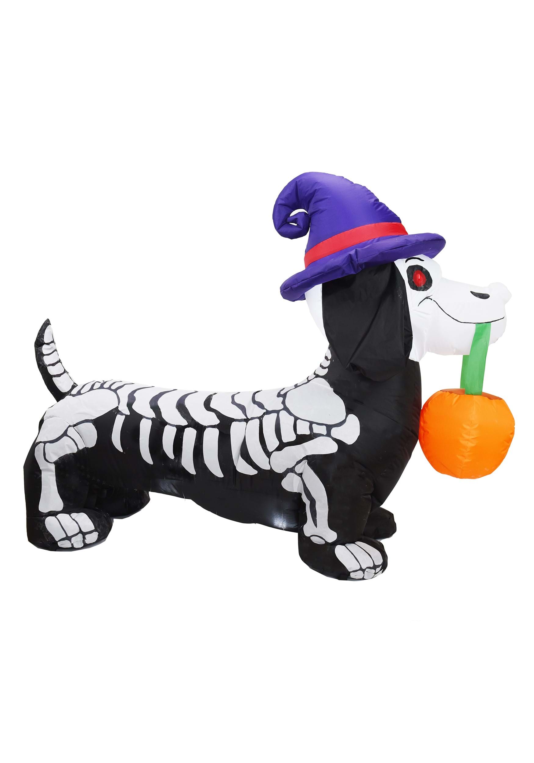5 Ft Inflatable Wiener Dog Skeleton