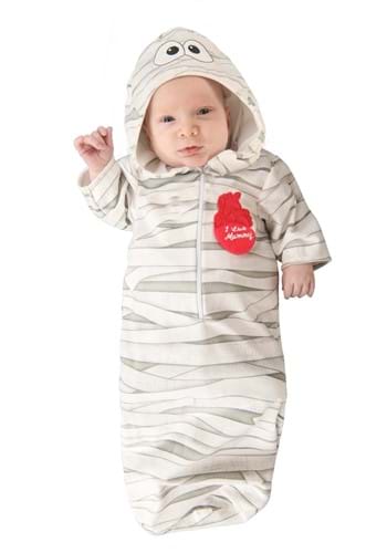 Click Here to buy Mummy Baby Bunting Costume from HalloweenCostumes, CDN Funds & Shipping