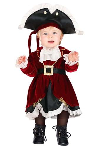 Click Here to buy Pirate Captain Dress Costume for Babys from HalloweenCostumes, CDN Funds & Shipping