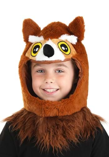 Click Here to buy Open Owl Face Costume Hood/Mask from HalloweenCostumes, CDN Funds & Shipping