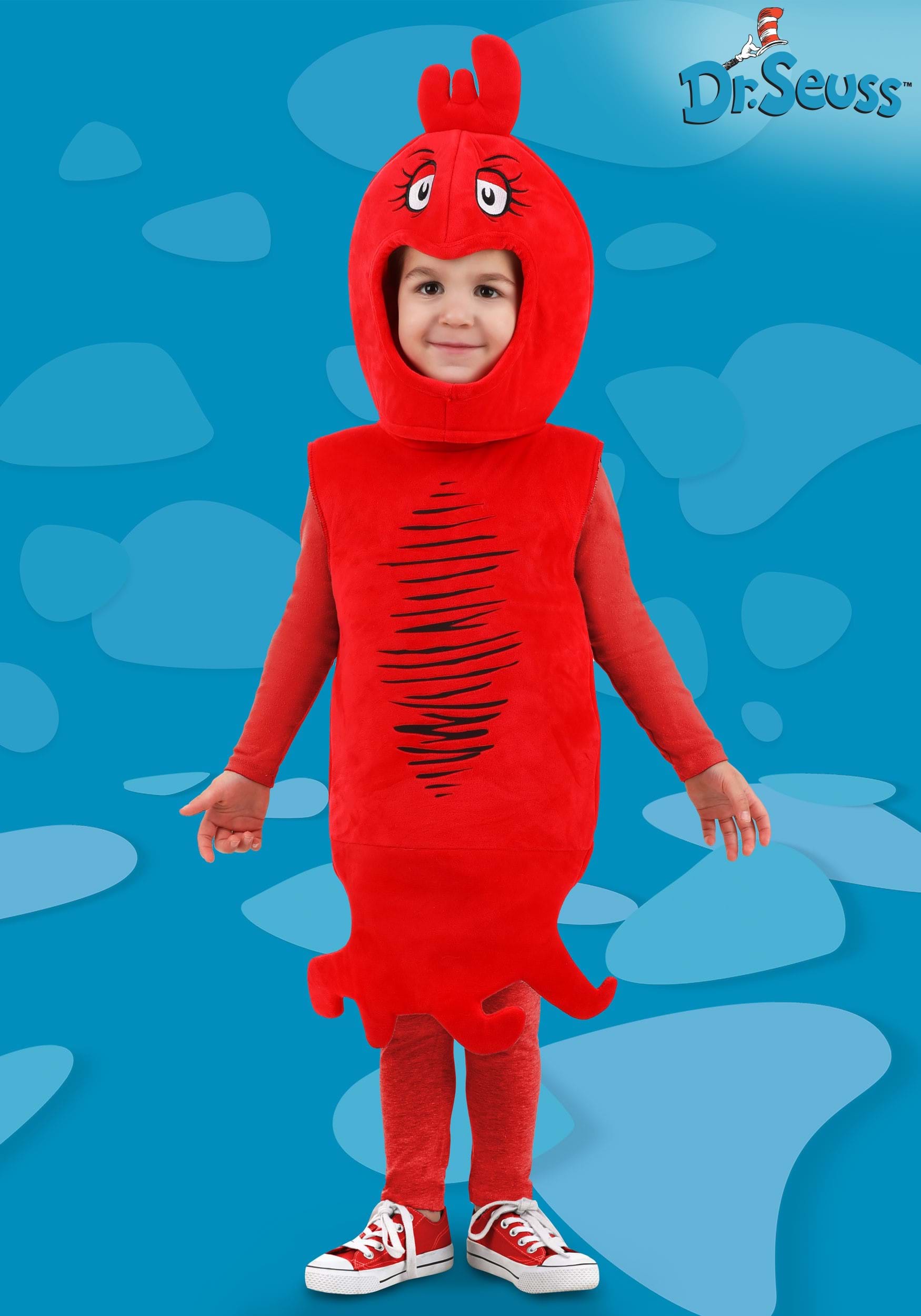 Dr. Seuss Kids Red Fish Costume