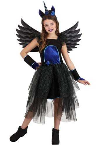 Click Here to buy Dark Unicorn Kids Costume from HalloweenCostumes, CDN Funds & Shipping