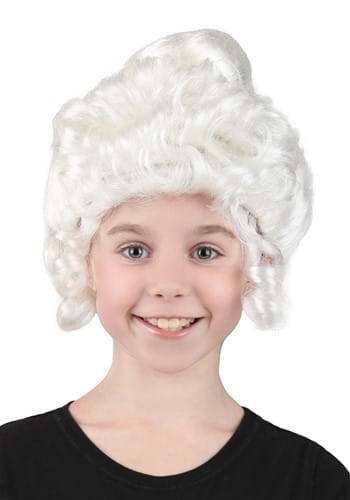 Click Here to buy Kids Mrs. Claus Deluxe Wig from HalloweenCostumes, CDN Funds & Shipping