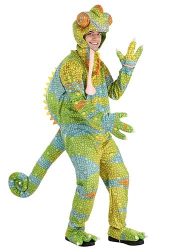Click Here to buy Realistic Adult Chameleon Costume from HalloweenCostumes, CDN Funds & Shipping
