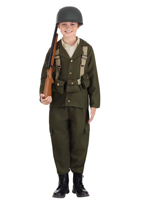 Rubie's Official WW2 Soldier Costume For Kids – Includes Jacket, Pants, Hat & Posters - View #7