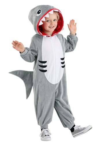 Click Here to buy Toddler Shark Onesie Costume from HalloweenCostumes, CDN Funds & Shipping