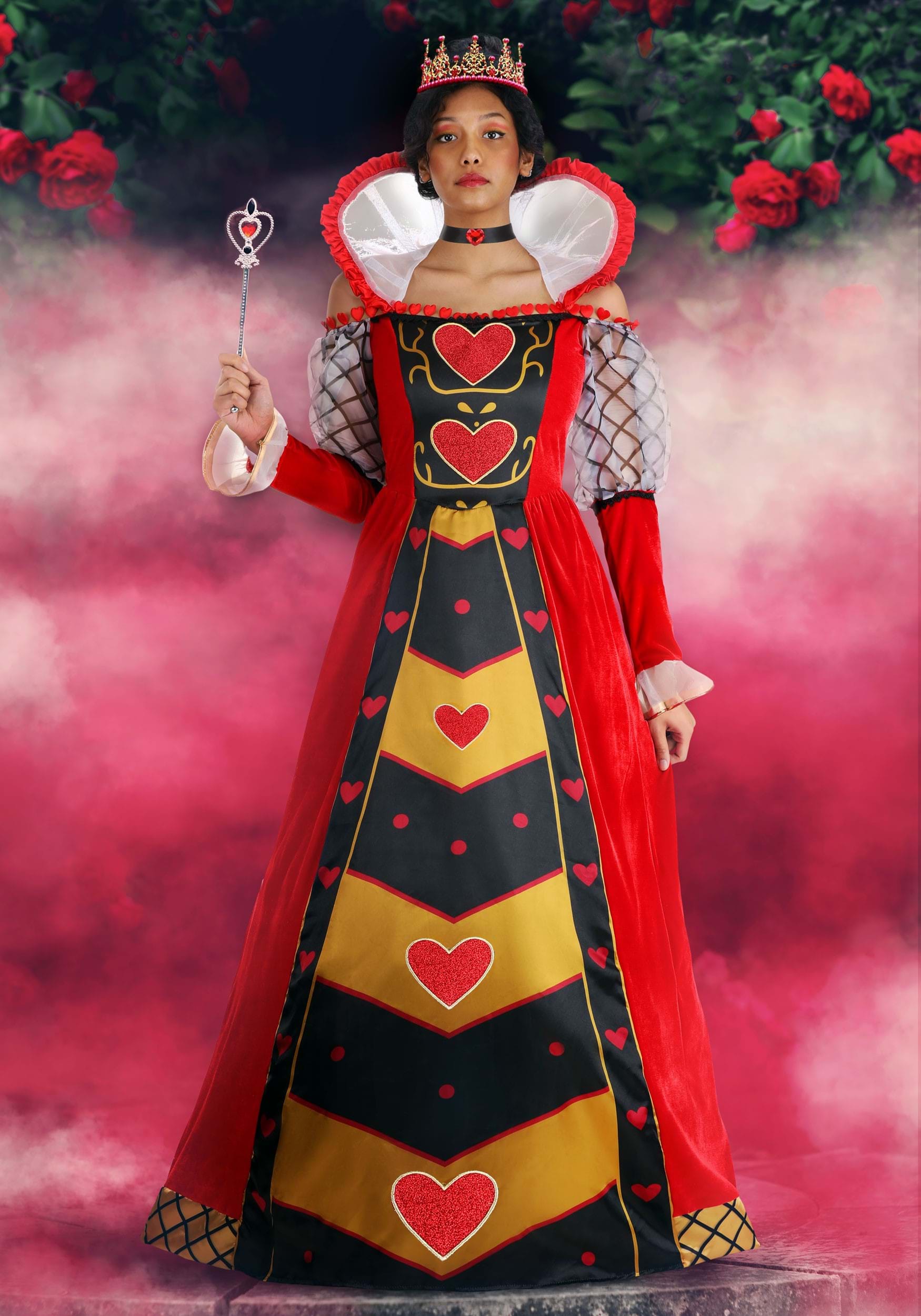 Women's Premium Queen of Hearts Costume
