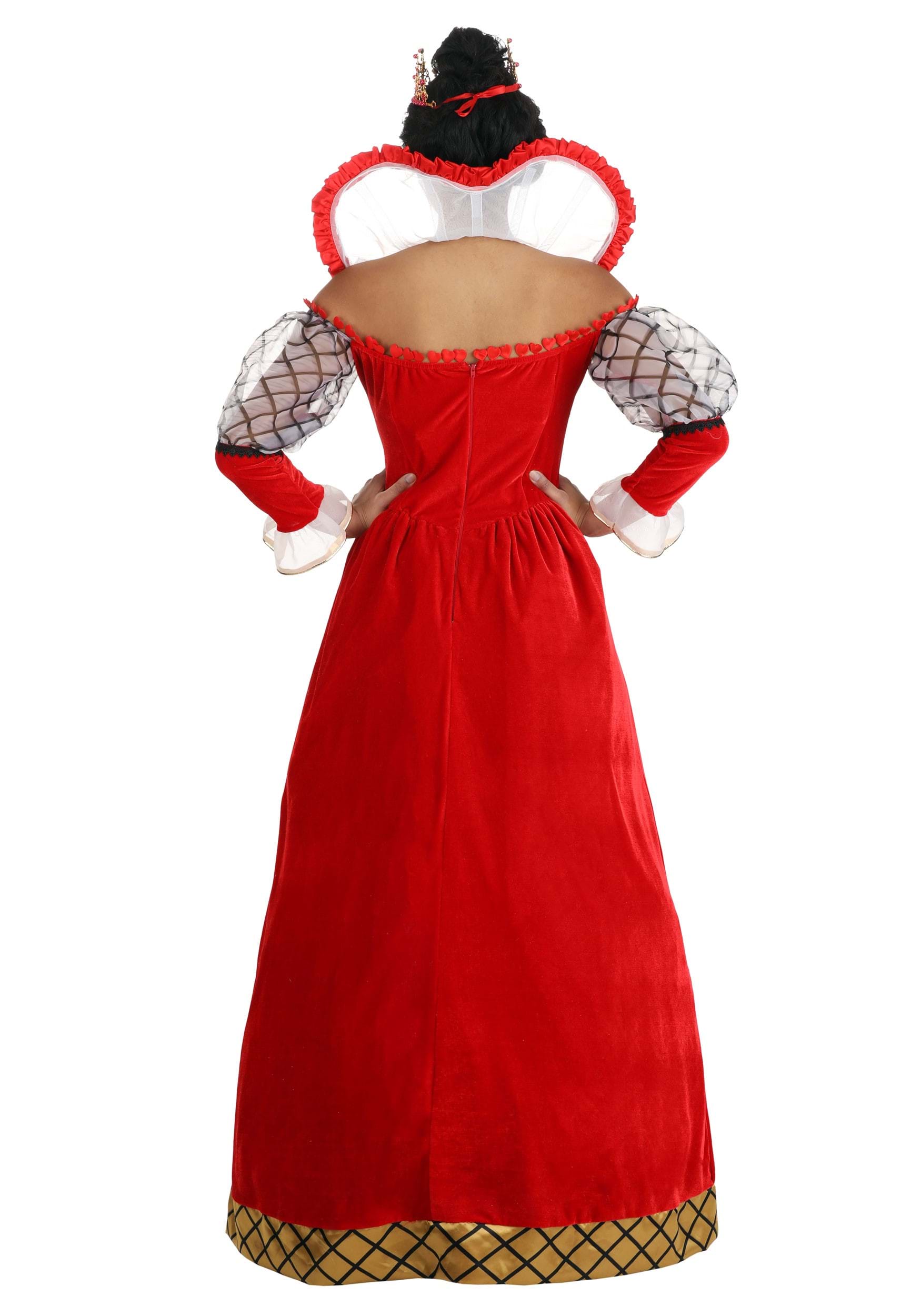 Premium Queen Of Hearts Women's Costume