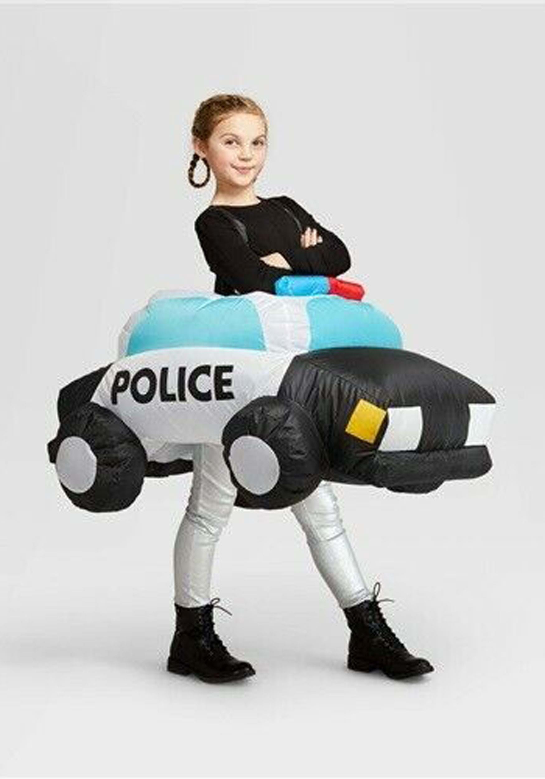 Inflatable Police Car Costume for Kids