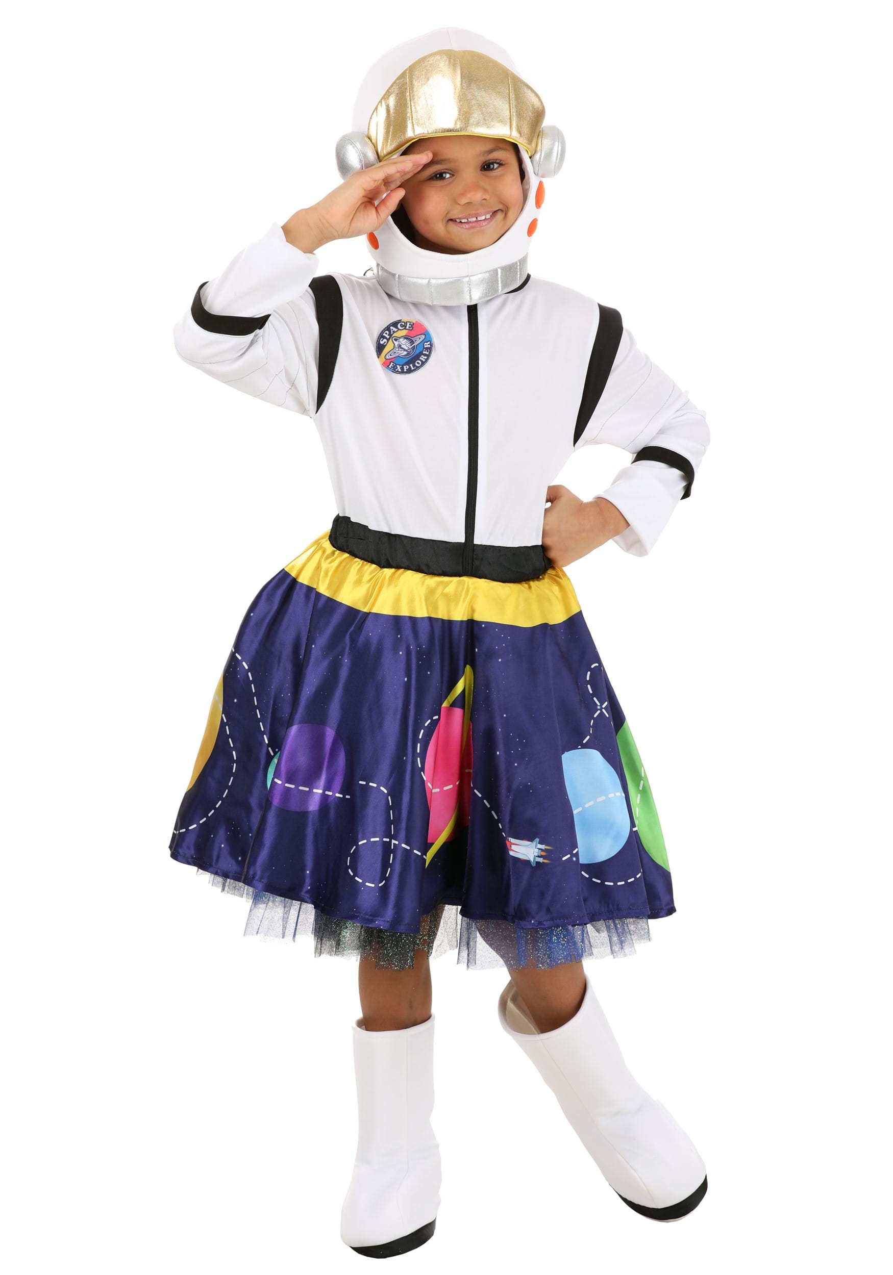 Galactic Astronaut Girl's Costume