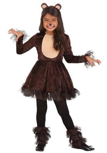 Click Here to buy Playful Bear Girls Costume | Forest Animal Costumes from HalloweenCostumes, CDN Funds & Shipping