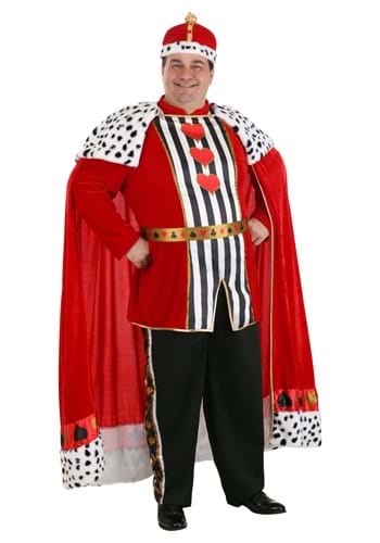 Click Here to buy Mens Premium Plus Size King of Hearts Costume from HalloweenCostumes, CDN Funds & Shipping