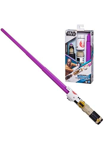 Click Here to buy Star Wars Forge Extendable Mace Windu Lightsaber from HalloweenCostumes, CDN Funds & Shipping