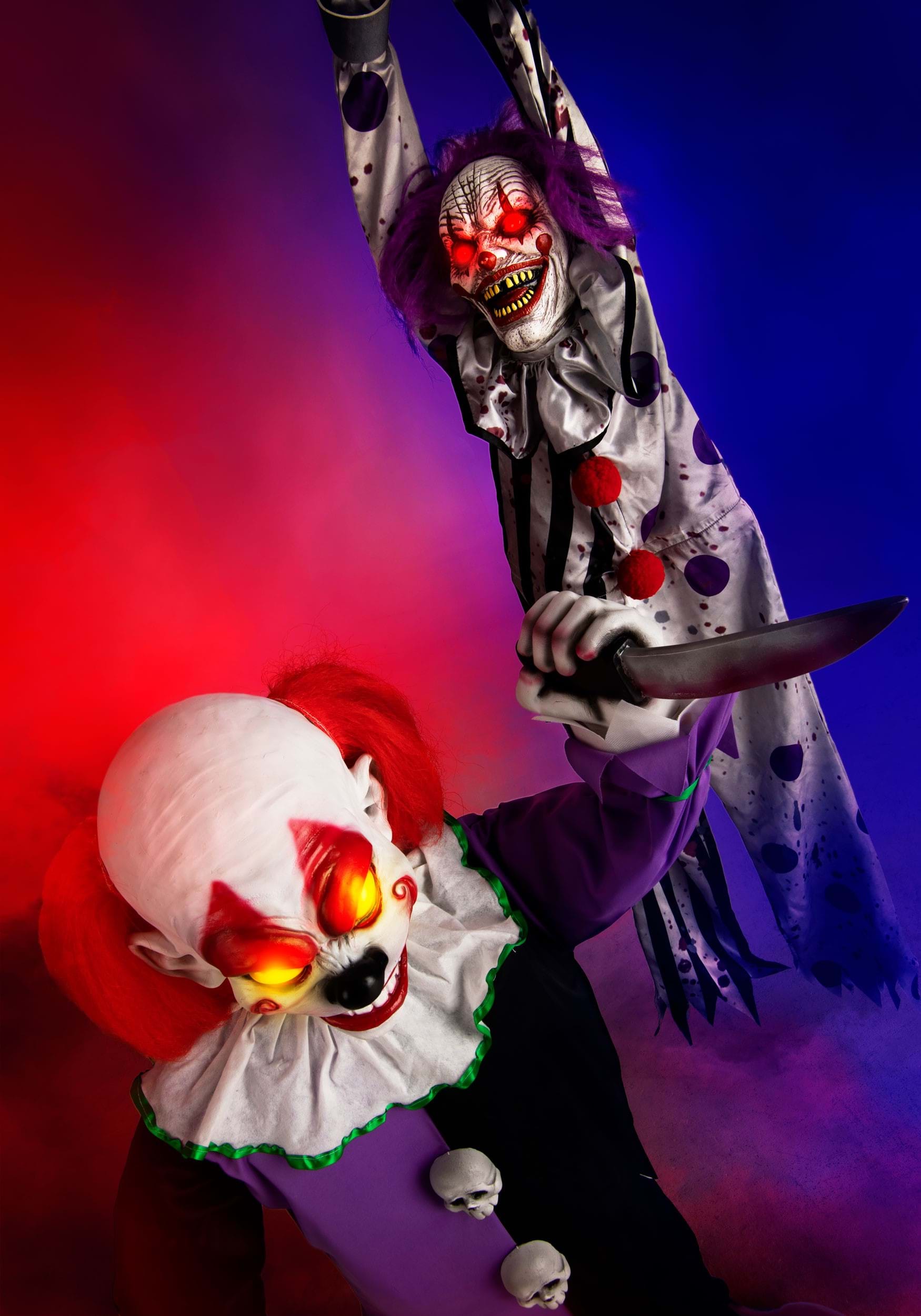Animated Little Killer Clown Halloween Decoration