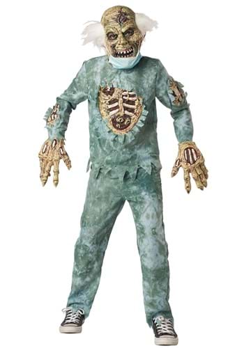 Click Here to buy Kids Dr Deranged Zombie Costume from HalloweenCostumes, CDN Funds & Shipping