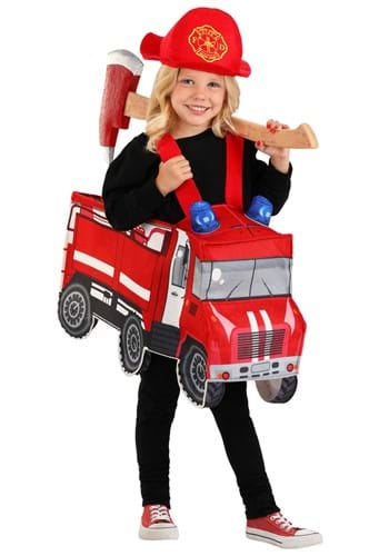 Click Here to buy Fire Truck Toddler Costume from HalloweenCostumes, CDN Funds & Shipping