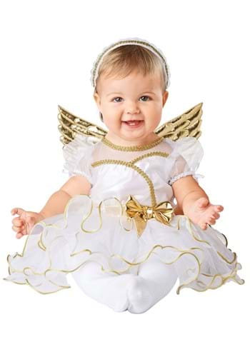 Click Here to buy Golden Angel Baby Costume from HalloweenCostumes, CDN Funds & Shipping