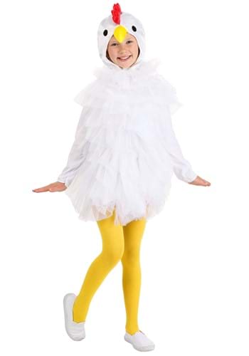 Click Here to buy White Chicken Kids Costume | Farm Animal Costumes from HalloweenCostumes, CDN Funds & Shipping