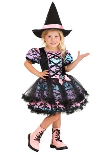 Click Here to buy Toddler Pastel Tutu Witch Girls Costume from HalloweenCostumes, CDN Funds & Shipping