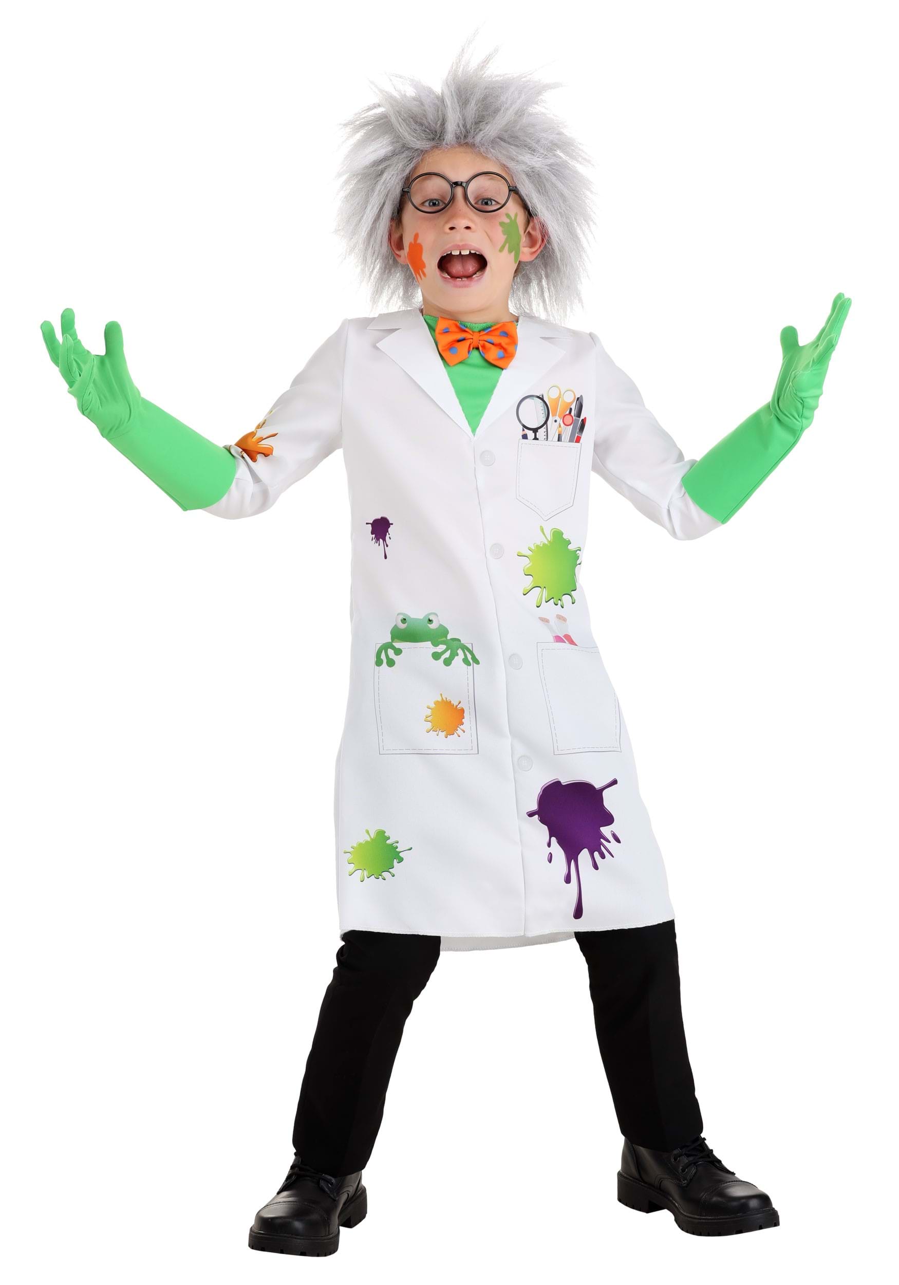 Raving Mad Scientist Kid's Costume