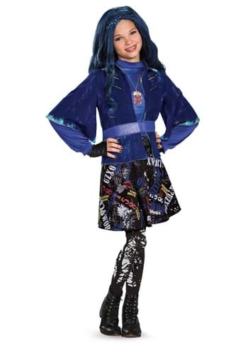Click Here to buy Descendants 1 Girls Evie Deluxe Costume from HalloweenCostumes, CDN Funds & Shipping
