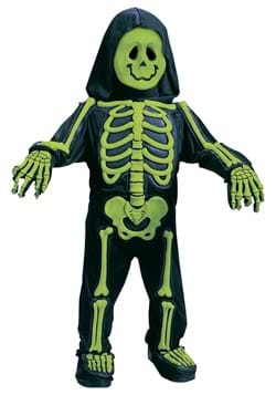 Child Green Skeleton Costume