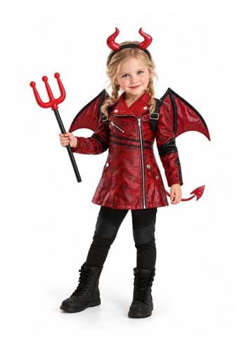 Exclusive Leather Toddler Devil Costume New Main
