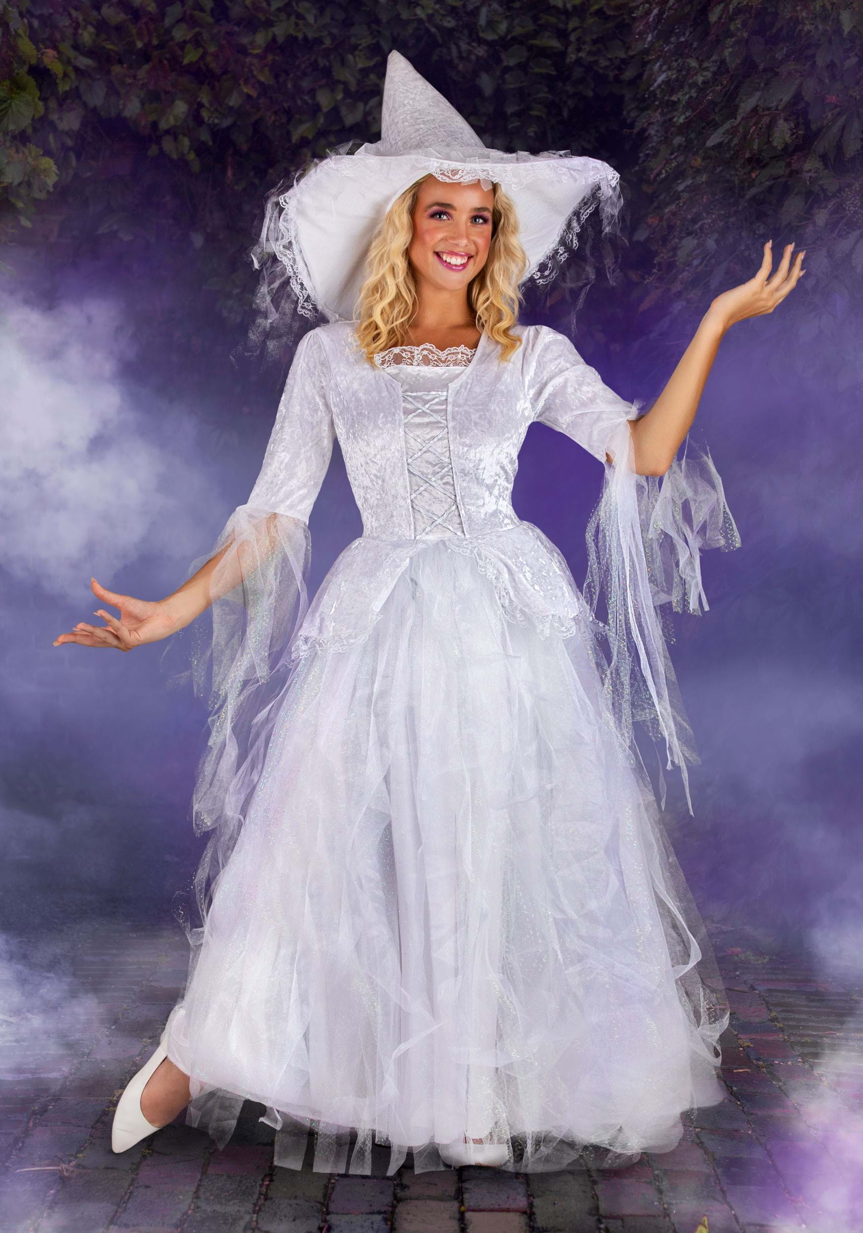 Women's White Witch Costume Dress