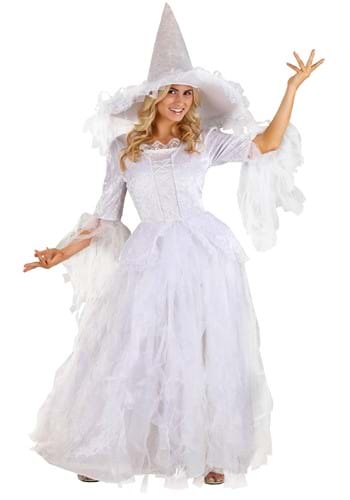Click Here to buy Womens White Witch Costume from HalloweenCostumes, CDN Funds & Shipping