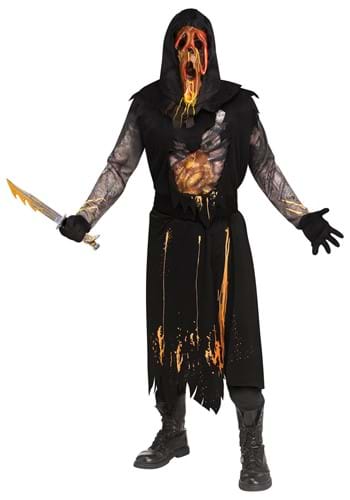 Adult Dead by Daylight Scorched Ghost Face Costume