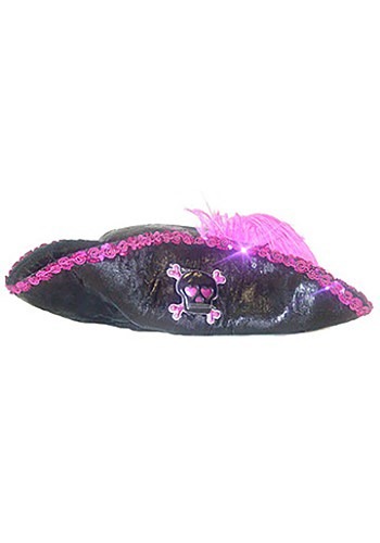 Kids Pink Caribbean Pirate Hat