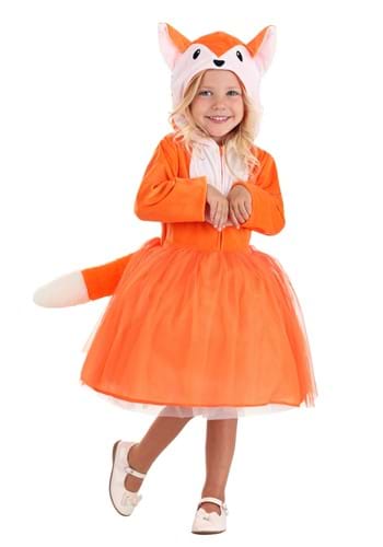 Girls Tutu Fox Toddler Costume Dress