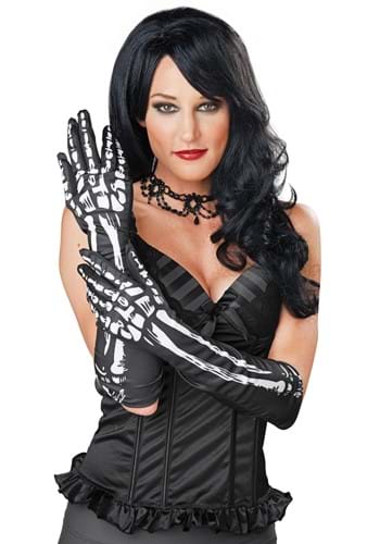 Click Here to buy Skeleton Long Gloves from HalloweenCostumes, CDN Funds & Shipping