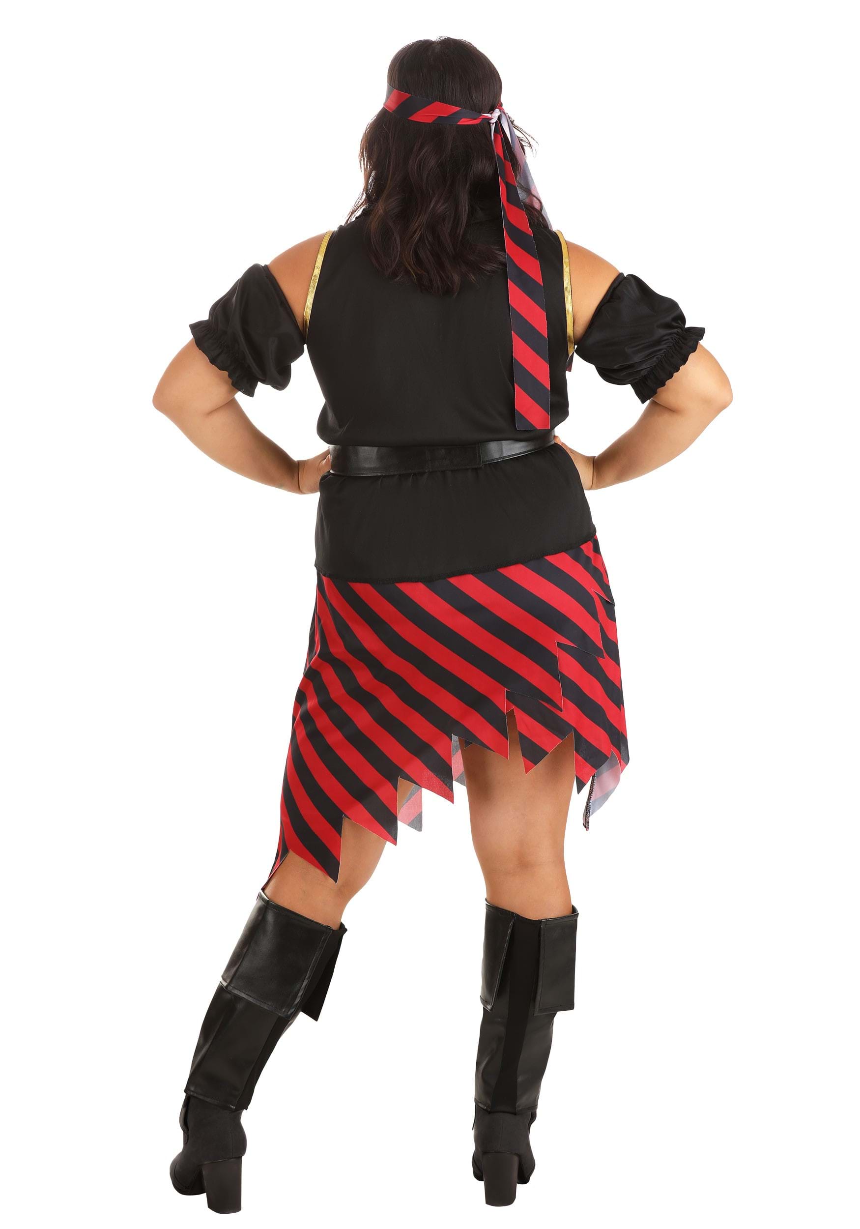 Women's Plus Size Budget Pirate Costume