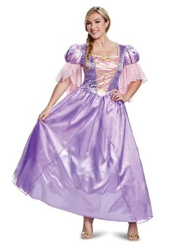 Click Here to buy Plus Size Tangled Deluxe Rapunzel Costume from HalloweenCostumes, CDN Funds & Shipping